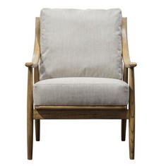 RELIANT ARMCHAIR IN NATURAL LINEN RRP £875 (COLLECTION OR OPTIONAL DELIVERY)