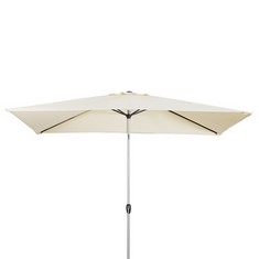 VAZZANO 2X3M PARASOL IN CREAM RRP £99.95 (COLLECTION OR OPTIONAL DELIVERY)