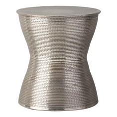KARAD SIDE TABLE IN ANTIQUE SILVER RRP £162.95 (COLLECTION OR OPTIONAL DELIVERY)