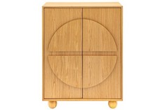 GEO 2 DOOR CUPBOARD IN NATURAL RRP £999.95 (COLLECTION OR OPTIONAL DELIVERY)