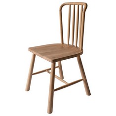 WYCOMBE DINING CHAIR IN OAK (2PK) RRP £759 (COLLECTION OR OPTIONAL DELIVERY)