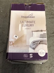 SNUGGLEDOWN ULTIMATE LUXURY DUVET SINGLE SIZE (DELIVERY ONLY)