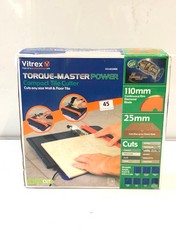 VITREX TORQUE-MASTER POWER COMPACT TILE CUTTER (18+ PROOF OF ID) (DELIVERY ONLY)