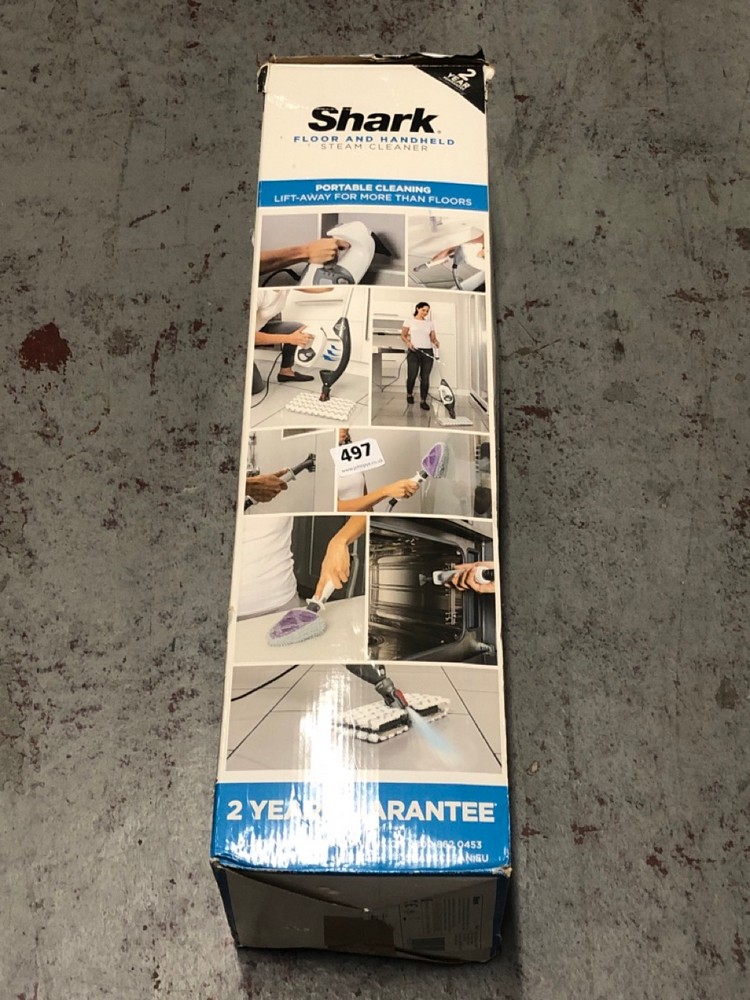 John Pye Auctions SHARK FLOOR & HANDHELD STEAM CLEANER MODEL NO