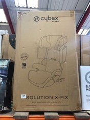 CYBEX SILVER SOLUTION X-FIX GROUP 2/3 CAR SEAT - RRP £109 (DELIVERY ONLY)