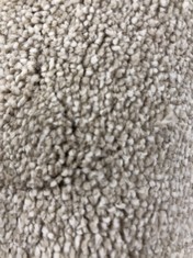 APPROX 2.18 X 4M ROLLED CARPET IN TRUSTING IVORY (COLLECTION ONLY) (KERBSIDE PALLET DELIVERY)