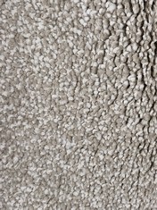 APPROX 2.13 X 4M ROLLED CARPET IN TRUSTING BEIGE (COLLECTION ONLY) (KERBSIDE PALLET DELIVERY)