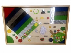 2 X EDUCATION ESSENTIALS TACTILE PANEL WITH DECORATIVE ELEMENTS - RRP £150 (DELIVERY ONLY)