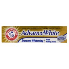 62 X ARM & HAMMER ADVANCE WHITE TOOTHPASTE, 75ML. (DELIVERY ONLY)