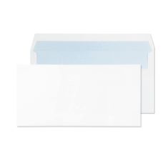 35 X BLAKE PURELY EVERYDAY DL 110 X 220 MM 90 GSM SELF SEAL WALLET ENVELOPES (13882/100 PR) WHITE - 100 COUNT ( PACK OF 1). (DELIVERY ONLY)