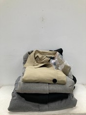 4 X COATS VARIOUS MODELS AND BRANDS INCLUDING TRENDOL TRENCH COAT BEIGE COLOUR SIZE 36 - LOCATION 9A.