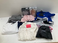12 X GARMENTS OF VARIOUS BRANDS AND SIZES INCLUDING PINK LACOSTE DRESS SIZE 38 - LOCATION 25A.