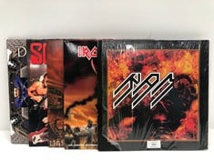 5 X VINYL VARIOUS ARTISTS INCLUDING IRON MAIDEN- LOCATION 52A.