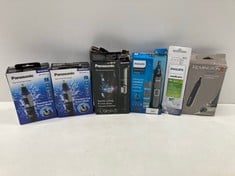 6 X ASSORTED PERSONAL CARE ITEMS INCLUDING PANASONIC NOSE AND FACE SHAVER - LOCATION 9B.