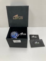 LOTUS 18759 SILVER AND BLUE WATCH - LOCATION 37B.