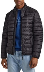 PEPE JEANS BALLE PUFFER JACKET, BLACK (BLACK), S FOR MEN - LOCATION 5A.