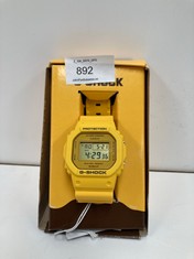 WATCH G-SHOCK YELLOW AND BROWN MODEL DW-5600SLC - LOCATION 6C.