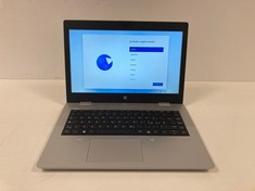 HP PROBOOK 640 G4 512 GB LAPTOP (ORIGINAL RRP - €250.00) IN SILVER. (WITH CHARGER - NO BOX, KEYBOARD WITH FOREIGN LAYOUT). I5-8250U, 16 GB RAM, , INTEL UDHD GRAPHICS [JPTZ5779]