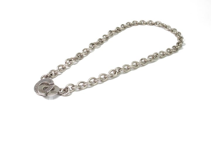 Tiffany & Co Silver Interlocking Circles Chain, 40cm, 43.8g (VAT Only Payable on Buyers Premium)