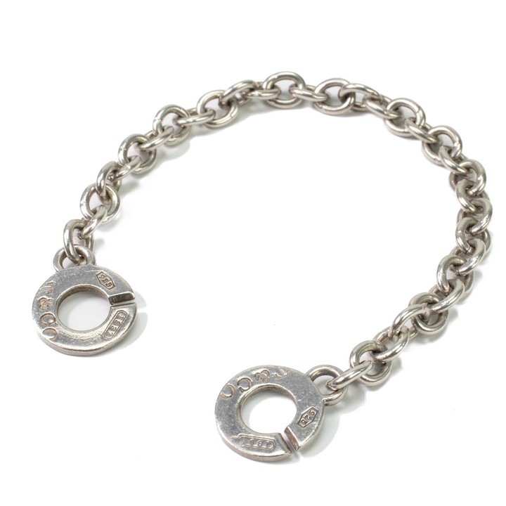 Tiffany & Co Silver Interlocking Circles Bracelet, 20cm, 23.8g (VAT Only Payable on Buyers Premium)