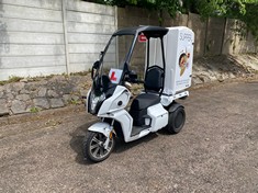 2023 AIDEA AA-CARGO ELECTRIC PASSENGER TRICYCLE BEARING REGISTRATION FJ23BNY (APPROX 6,715 MILES) AN ADDITIONAL FEE OF £25.00 IS TO BE APPLIED TO THE END TOTAL FOR A REPLACEMENT V5. PLEASE NOTE THIS