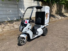 2023 AIDEA AA-CARGO ELECTRIC PASSENGER TRICYCLE BEARING REGISTRATION FJ23BPE (APPROX 8,022 MILES) AN ADDITIONAL FEE OF £25.00 IS TO BE APPLIED TO THE END TOTAL FOR A REPLACEMENT V5. PLEASE NOTE THIS