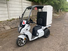 2023 AIDEA AA-CARGO ELECTRIC PASSENGER TRICYCLE BEARING REGISTRATION FJ23BPU (APPROX 7,511 MILES) AN ADDITIONAL FEE OF £25.00 IS TO BE APPLIED TO THE END TOTAL FOR A REPLACEMENT V5. PLEASE NOTE THIS