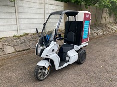 2023 AIDEA AA-CARGO ELECTRIC PASSENGER TRICYCLE BEARING REGISTRATION FJ23BOU (APPROX 9,950 MILES) AN ADDITIONAL FEE OF £25.00 IS TO BE APPLIED TO THE END TOTAL FOR A REPLACEMENT V5. PLEASE NOTE THIS
