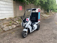2023 AIDEA AA-CARGO ELECTRIC PASSENGER TRICYCLE BEARING REGISTRATION FJ23BPF (APPROX 9,677 MILES) AN ADDITIONAL FEE OF £25.00 IS TO BE APPLIED TO THE END TOTAL FOR A REPLACEMENT V5. PLEASE NOTE THIS