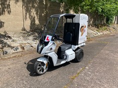 2023 AIDEA AA-CARGO ELECTRIC PASSENGER TRICYCLE BEARING REGISTRATION FJ23BNK (APPROX 2,877 MILES) AN ADDITIONAL FEE OF £25.00 IS TO BE APPLIED TO THE END TOTAL FOR A REPLACEMENT V5. PLEASE NOTE THIS