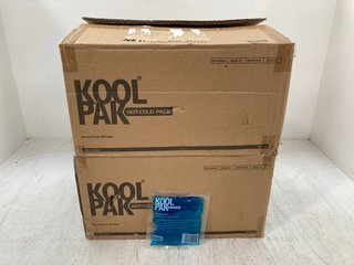 2 X BOXES OF KOOLPAK HOT-COLD PACKS 80PC: LOCATION - D14