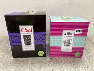 ALICE IN WONDERLAND SCENTSY WARMER AND BLACK PANTHER SCENTSY WARMER: LOCATION - D12