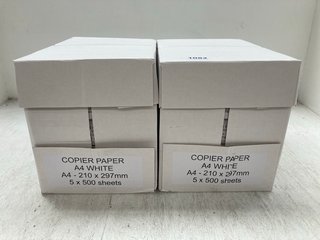 2 X BOXES OF COPIER PAPER A4 WHITE: LOCATION - D12