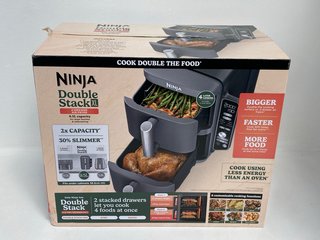 NINJA DOUBLE STACK XL 2 DRAW VERTICAL 9.5L AIR FRYER - MODEL SL400UK - RRP: £269.99: LOCATION - FRONT BOOTH