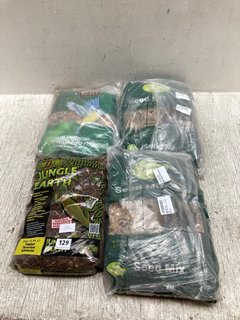3 X BAGS OF EXTRA SELECT 3KG PREMIUM WILD BIRD FOOD TO ALSO INCLUDE EXO TERRA JUNGLE EARTH FOR TROPICAL TERRARIUM: LOCATION - A2