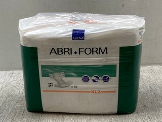20 PACK OF ABENA ABRI FORM SANITARY TOWELS: LOCATION - A8