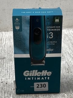 GILLETTE INTIMATE HAIR ELECTRIC SHAVER: LOCATION - A8