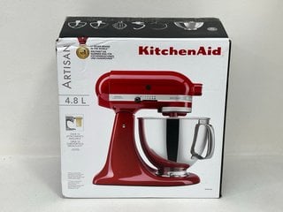 KITCHEN AID ARTISAN 175 STAND MIXER IN EMPIRE RED - MODEL: 5KSM175PSBER - RRP: £599: LOCATION - FRONT BOOTH