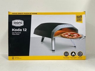 OONI KODA 12 GAS POWERED PIZZA OVEN - RRP: £289: LOCATION - FRONT BOOTH