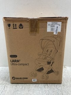 MAXI COSI LARA 2 ULTRA-COMPACT STROLLER IN GRAPHITE - RRP £164.99: LOCATION - A12