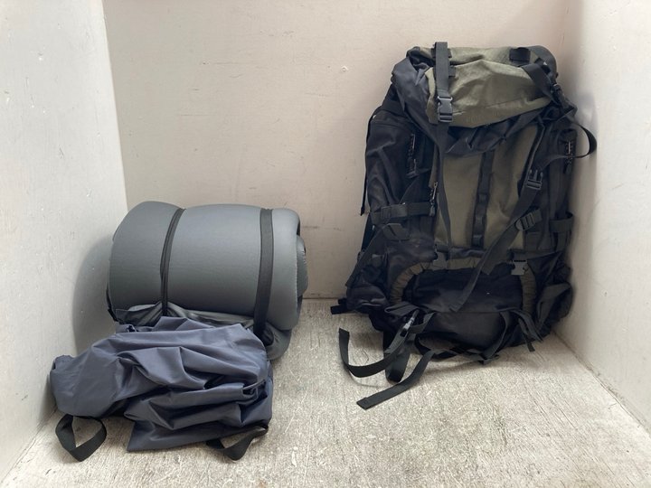 John Pye Auctions INVOKER 3 INCH SELFINFLATING SLEEPING PAD IN CHARCOAL TO ALSO INCLUDE LARGE