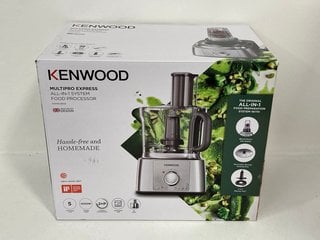KENWOOD MULTIPRO EXPRESS ALL-IN-1 SYSTEM FOOD PROCESSOR - MODEL: FDP65 - RRP: £99.99: LOCATION - FRONT BOOTH
