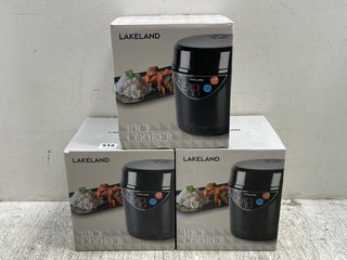 3 X 500ML RICE COOKERS IN BLACK: LOCATION - B9
