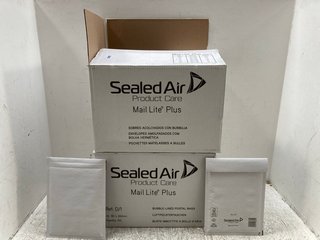 QTY OF SEALED AIR MAIL LITE PLUS D1 PADDED ENVELOPES IN WHITE: LOCATION - B2