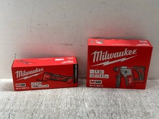 MILWAUKEE M18 BMT-0 COMPACT MULTI TOOL AND MILWAUKEE M18 BH-0 COMPACT 2 MODE SDS+ HAMMER: LOCATION - B1