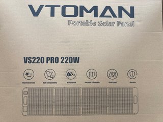VTOMAN PORTABLE SOLAR PANEL VS220PRO: LOCATION - C8