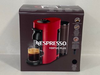 NESPRESSO VERTUO PLUS COFFEE MACHINE IN BLACK - RRP: £199: LOCATION - FRONT BOOTH