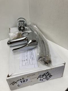 MONO BASIN MIXER TAP IN CHROME WITH POP UP WASTE - RRP £185: LOCATION - R1