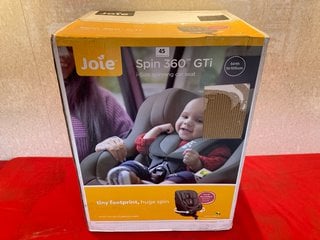 JOIE SPIN 360 GTI I-SPIN SPINNING CAR SEAT IN SHALE - RRP £225: LOCATION - BOOTH