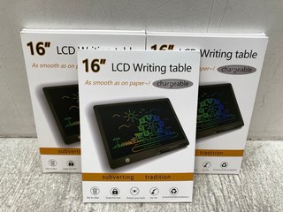5 X 16" LCD RECHARGABLE WRITING TABLES: LOCATION - G11